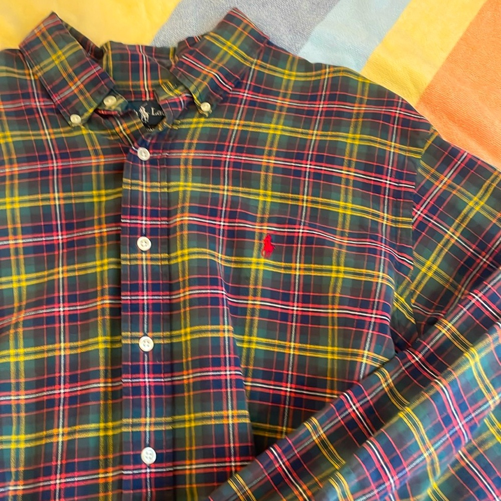 Polo Ralph Lauren - Button Down - Plaid - XL - Custom Fit - Great Condition!